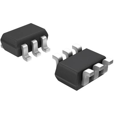 Dwa czarne elementy elektroniczne z sześcioma srebrnymi stykami na białym tle, przypominające układy scalone (IC).