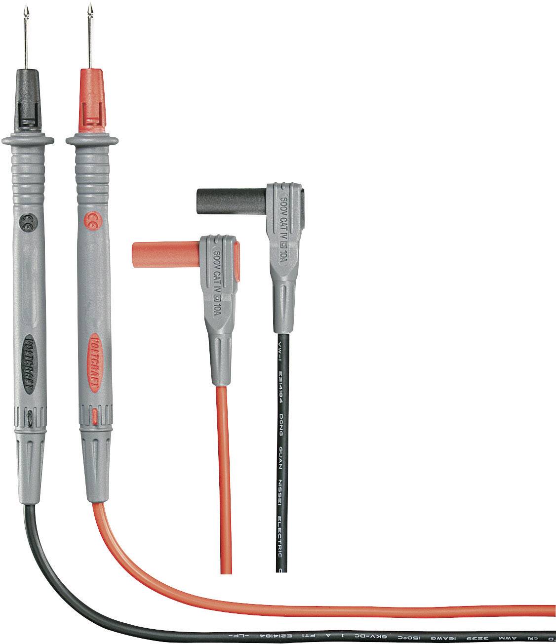 Вимірювальні щупи VOLTCRAFT MS-4N, 1,20 м, чорний, червоний