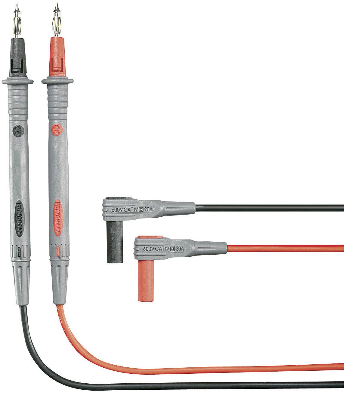 Вимірювальні щупи VOLTCRAFT MS-4P, 1,20 м, чорний, червоний