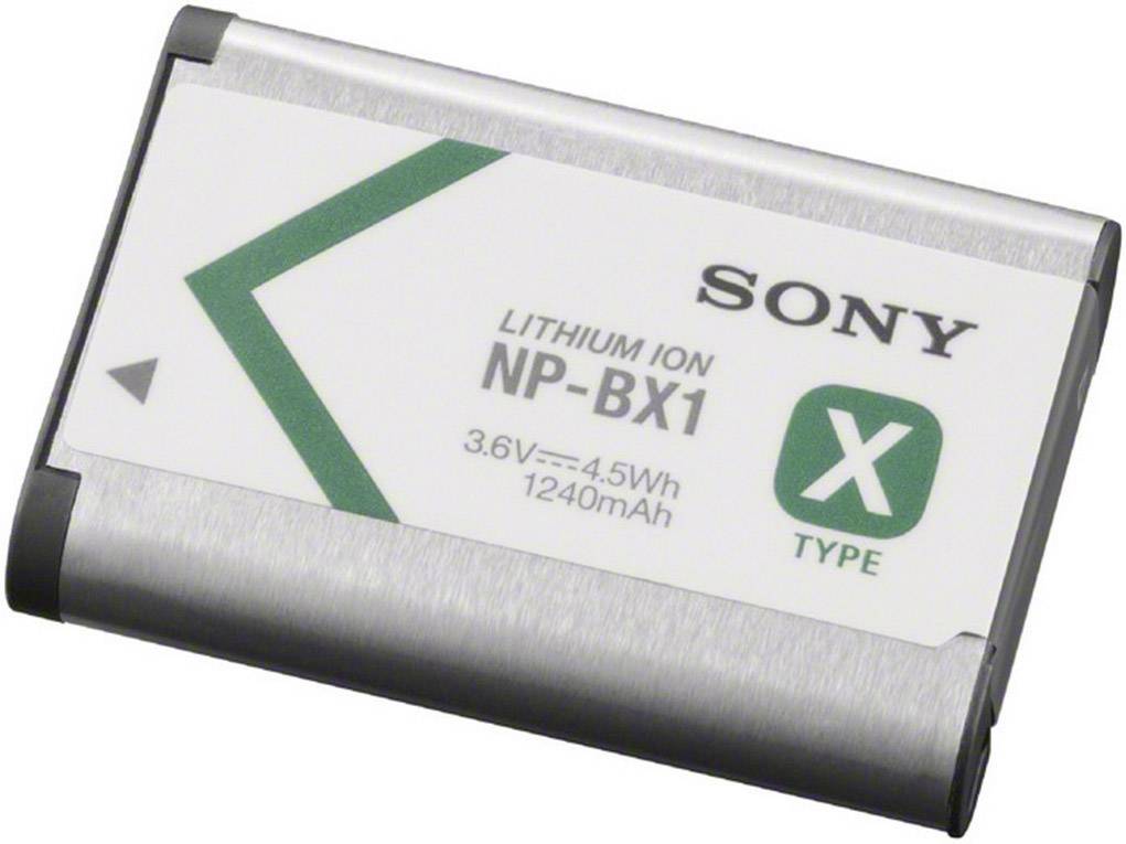 Akumulator do aparatu Sony Akumulator zamienny NP-BX1 Napięcie: 3.6 V Pojemność (mAh, Ah): 1240 mAh