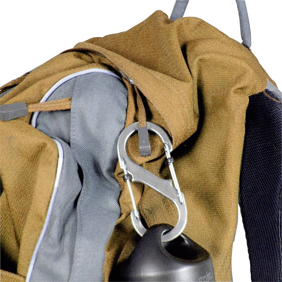 Подвійний карабін S-Biner SideLock, розмір 2, сріблястий NITE Ize NI-LSB2-11-R3