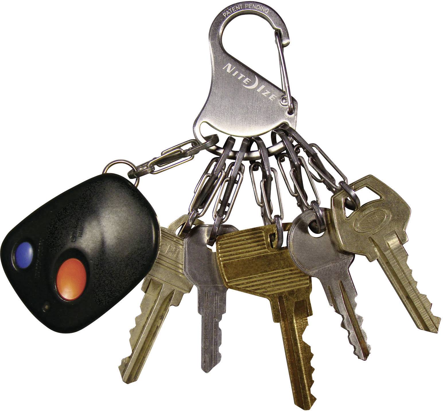 Карабін для ключів NITE Ize NI-KRS-03-11 KeyRack 6 S-Biner сріблястий 1 шт.