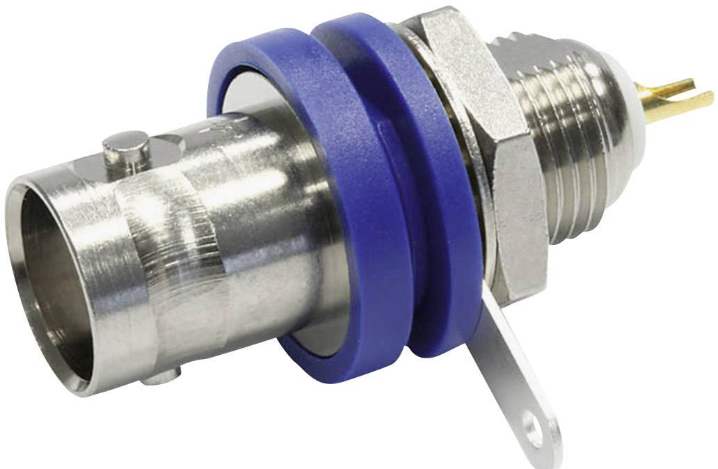 Роз'єм BNC Telegärtner 100023437 100023437 гніздо для вертикального монтажу 50 Ом 1 шт.