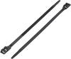 Opaska kablowa TRU COMPONENTS TC-DK-610BK203 1592837, 610 mm, poliamid 6.6, 1 szt.