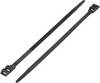 Opaska kablowa TRU COMPONENTS TC-DK-760BK203 1592838, 760 mm, poliamid 6.6, 1 szt.
