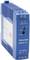 Niebieski, prostokątny, elektroniczny zasilacz firmy TDK-Lambda o numerze modelu DRB30-12-1, z możliwością regulacji napięcia i diodami LED.