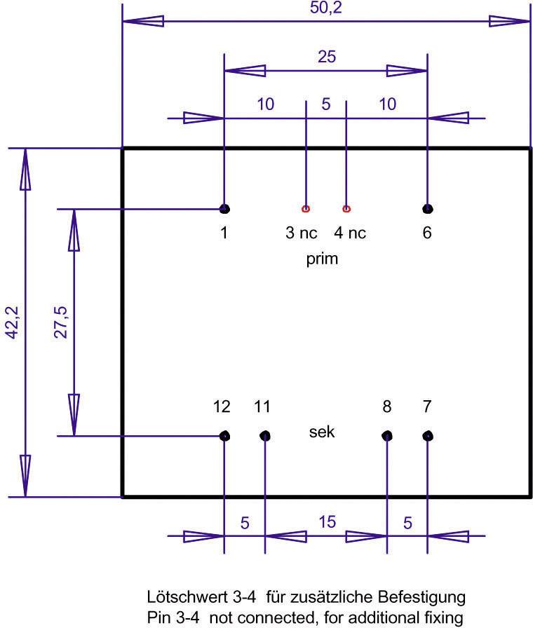 Трансформатор PCB, EI 48/16.8 Gerth PT483602 230 В Н/Д Н/Д 10 ВА