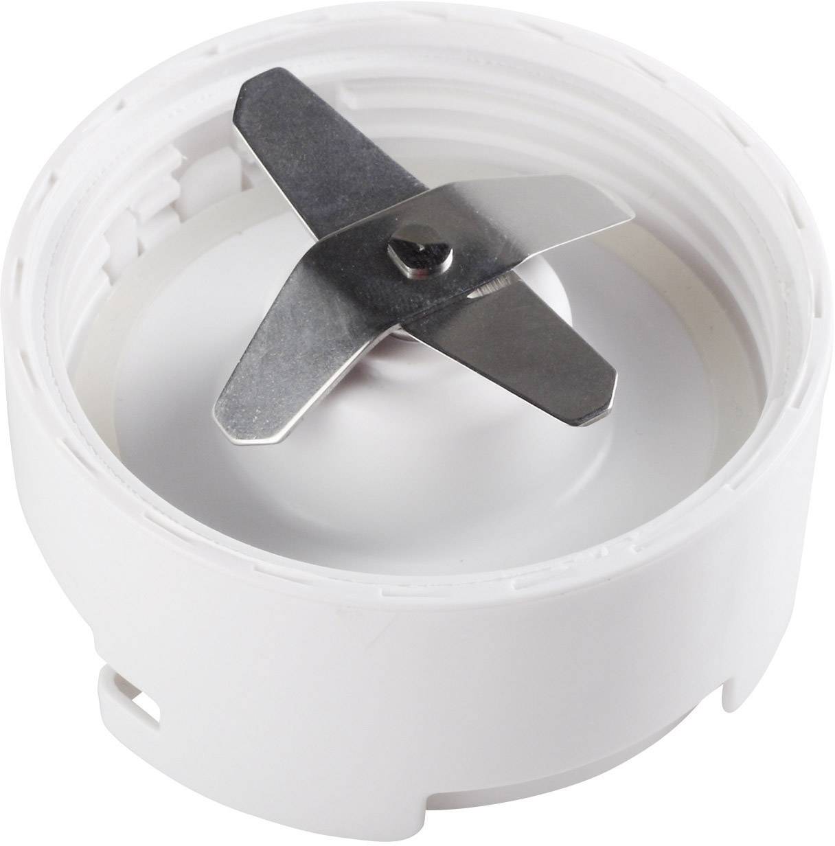 Pokrywa blendera z zintegrowanym stalowym ostrzem krzyżowym, przeznaczona do rozdrabniania składników w blenderach kuchennych.