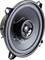 Czarny głośnik z okrągłą obudową i widocznym stożkowym głośnikiem niskotonowym, przeznaczony do systemów audio i muzycznych.