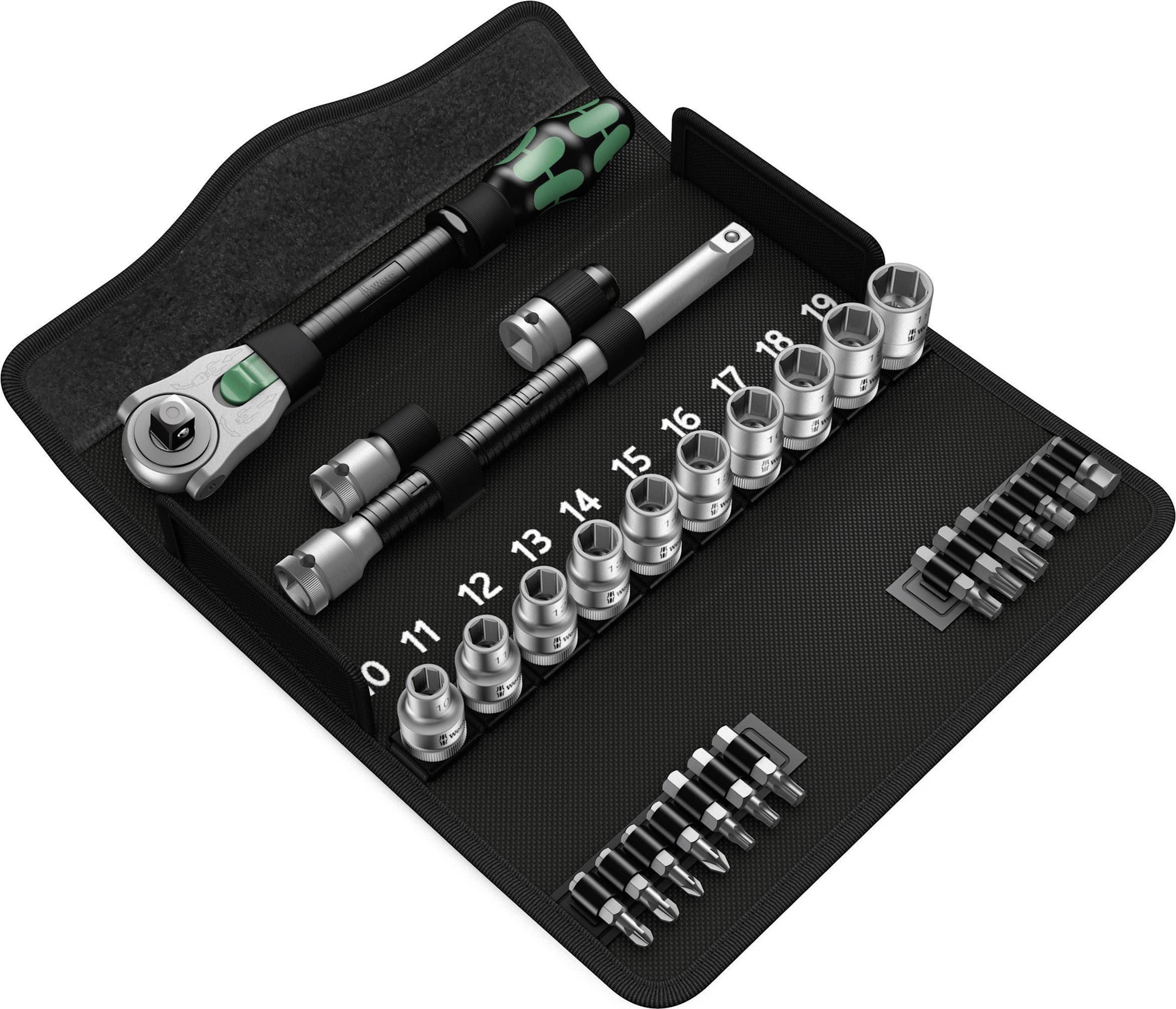 Набір торцевих ключів Wera 8100 SC 6 Zyklop Speed 05004076001 1/2