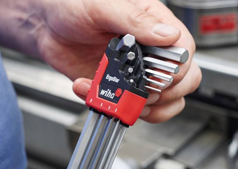 Wiha Winkelschraubendreher lang 9tlg 1,5-10mm 6knt Kugelkopf Набір внутрішніх шестигранних L-ключів 1,5 мм, 2 мм, 2,5 мм, 3 мм, 4 