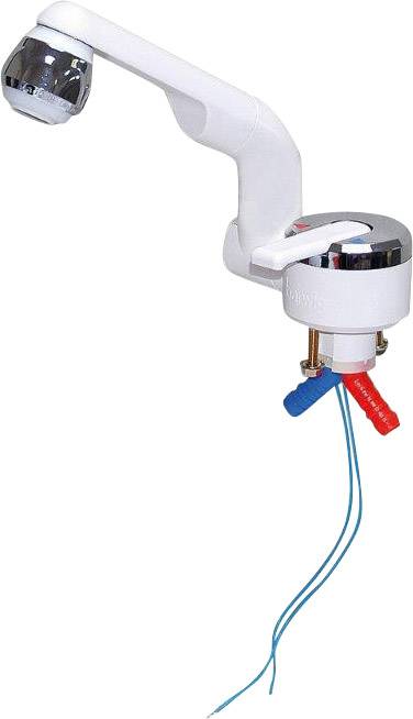 Одноважільний змішувач Barwig 20000-230, з'єднувач для шланга 10 мм, білий, хромований