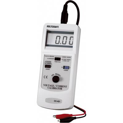 Kalibrator napięcia i prądu VOLTCRAFT CC-421, Kalibracja (ISO)