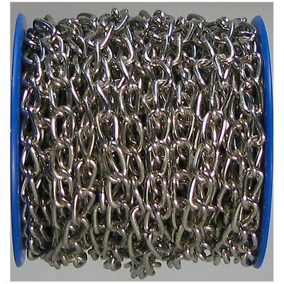 Ланцюг зі зварними кільцями нікельована сталь нікельована dörner + helmer 171642 10 м