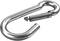 Metalowy karabinek, otwarty. Często używany do łączenia lub zabezpieczania różnych elementów.