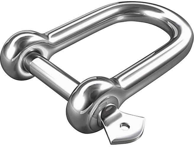 Скоба dörner + helmer 4918534 150 кг 8 мм нержавіюча сталь A2 10 шт.