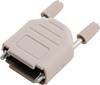 MH Connectors MHDPPK25-LG-K 6353-0101-03 Obudowa złącza D-SUB Ilość styków: 25 tworzywo sztuczne 180 ° jasnoszary 1 szt.