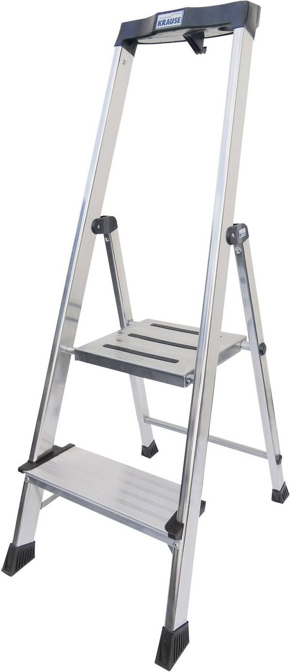 <br>  Krause<br>  Safety<br>  127921<br>  aluminium<br>  Drabina składana ze stopniem<br>  <br>  Maksymalna wysokość robocza: 2.85 m<br>  srebrny<br>  <br>  5.5 kg<br>
