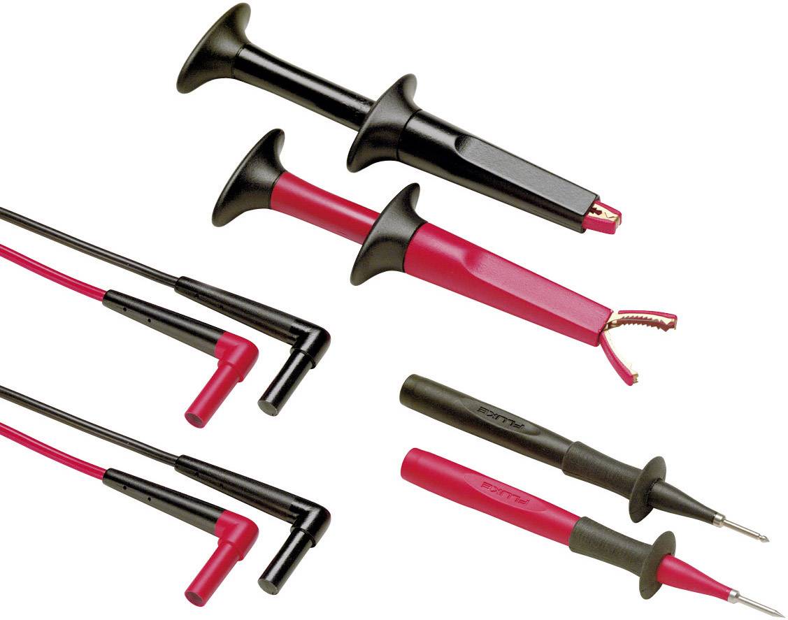 Набір вимірювальних дротів Fluke TL220-1, чоловічий роз'єм, пластинчастий 4 мм, чоловічий роз'єм, пластинчастий 4 мм, 1,50 м, чорн