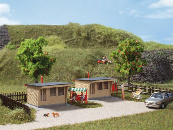 Комплект із 2 бунгало Auhagen 12339 H0, монтажний комплект 1 комплект