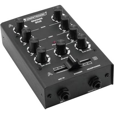 Omnitronic Gnome E-202 2- kanałowy Mikser DJ
