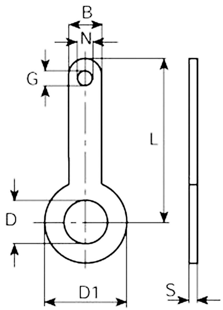 Vogt Verbindungstechnik 2053.68 Виступ Контактна поверхня луджена 100 шт. (Д x Ш) 14 мм x 12 мм
