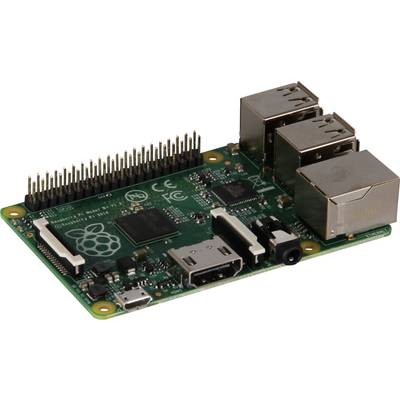 Komputer jednopłytkowy Raspberry Pi 3 B+ z portami Ethernet i USB. Idealny do projektów edukacyjnych i elektronicznych.