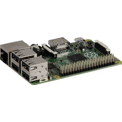 Płytka drukowana z portami USB i HDMI oraz pinami GPIO. Jest to Raspberry Pi, mały komputer przeznaczony do projektów elektronicznych.