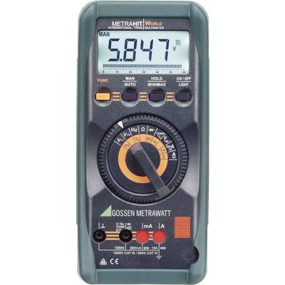 Multimetr cyfrowy Gossen Metrawatt METRAHIT WORLD M206A, CAT III 1000 V, CAT IV 600 V, AC/DC, kalibracja DAkkS