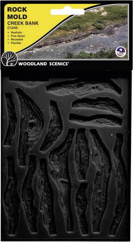 Універсальна гумова форма Woodland Scenics WC1245 для берега річки (Д x Ш) 250 мм x 130 мм