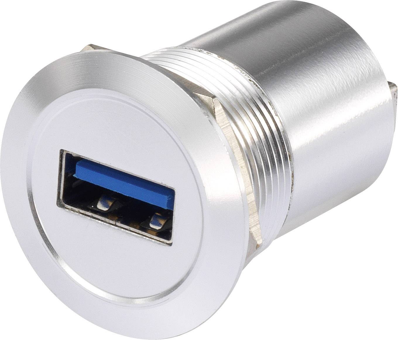 TRU COMPONENTS USB-08 Gniazdo USB 3.0 do zabudowy złącze żeńskie do wbudowania Zawartość: 1 szt.