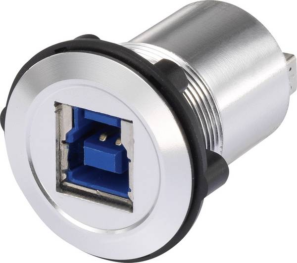 <br> TRU COMPONENTS<br> USB-10<br> Gniazdo do zabudowy USB<br> złącze żeńskie do wbudowania<br> Złącze żeńskie USB typu B na Złącze żeńskie USB typu A<br> Zawartość: 1 szt.<br>