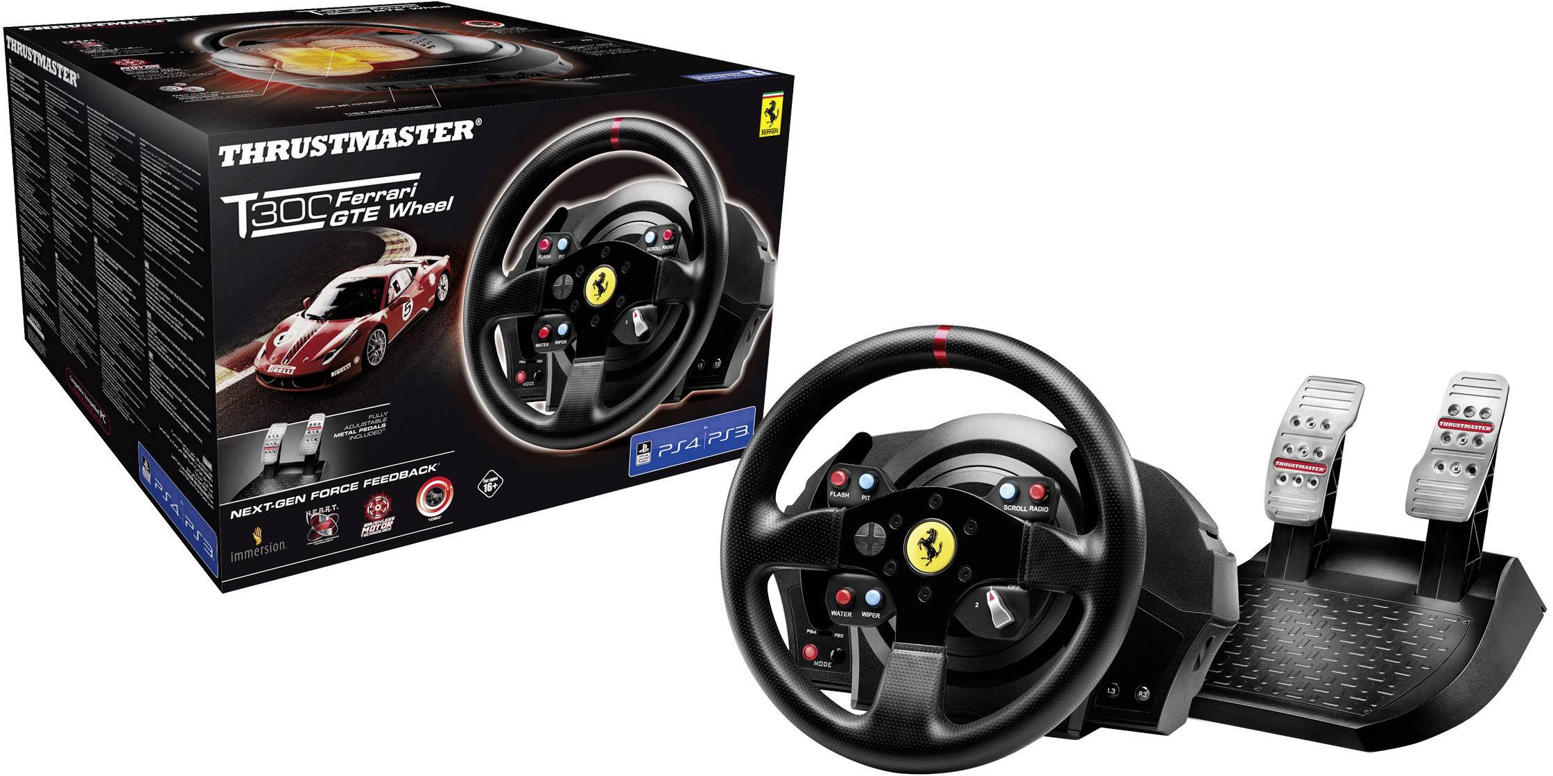 Kierownica Thrustmaster T300 Ferrari GTE Wheel 4160609, PlayStation 4 ...