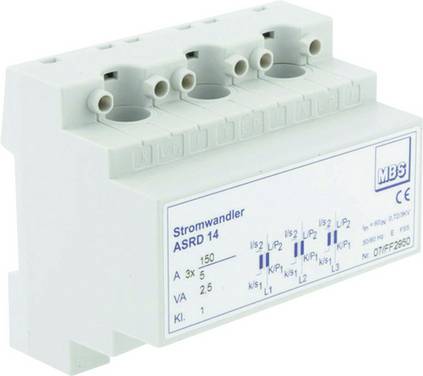 Przekładnik prądowy MBS ASRD 14 3X100/5A 2,5VA Kl.1, 3 x 100 A / 5 A