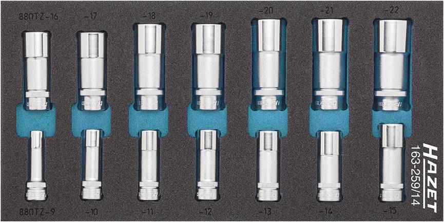 Nasadka zestaw Hazet 163-259/14 3/8" (10 mm)