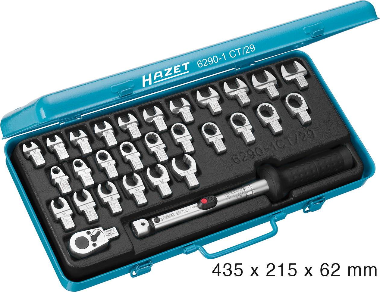 Набір динамометричних викруток Hazet 6290-1CT/29