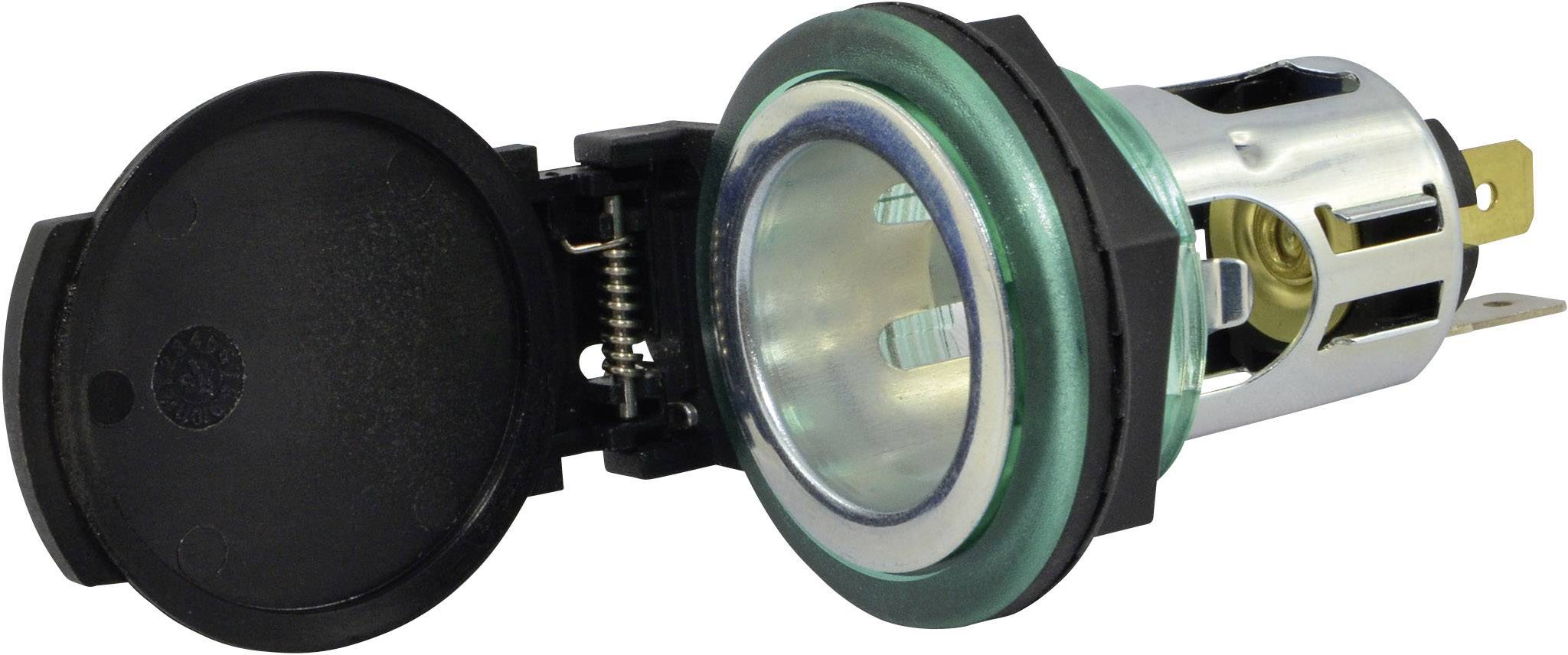 Гніздо прикурювача з пружинною кришкою ZA22 BAAS Zig-Dose Federdeckel Розетка ZA22 12 - 24 В/DC