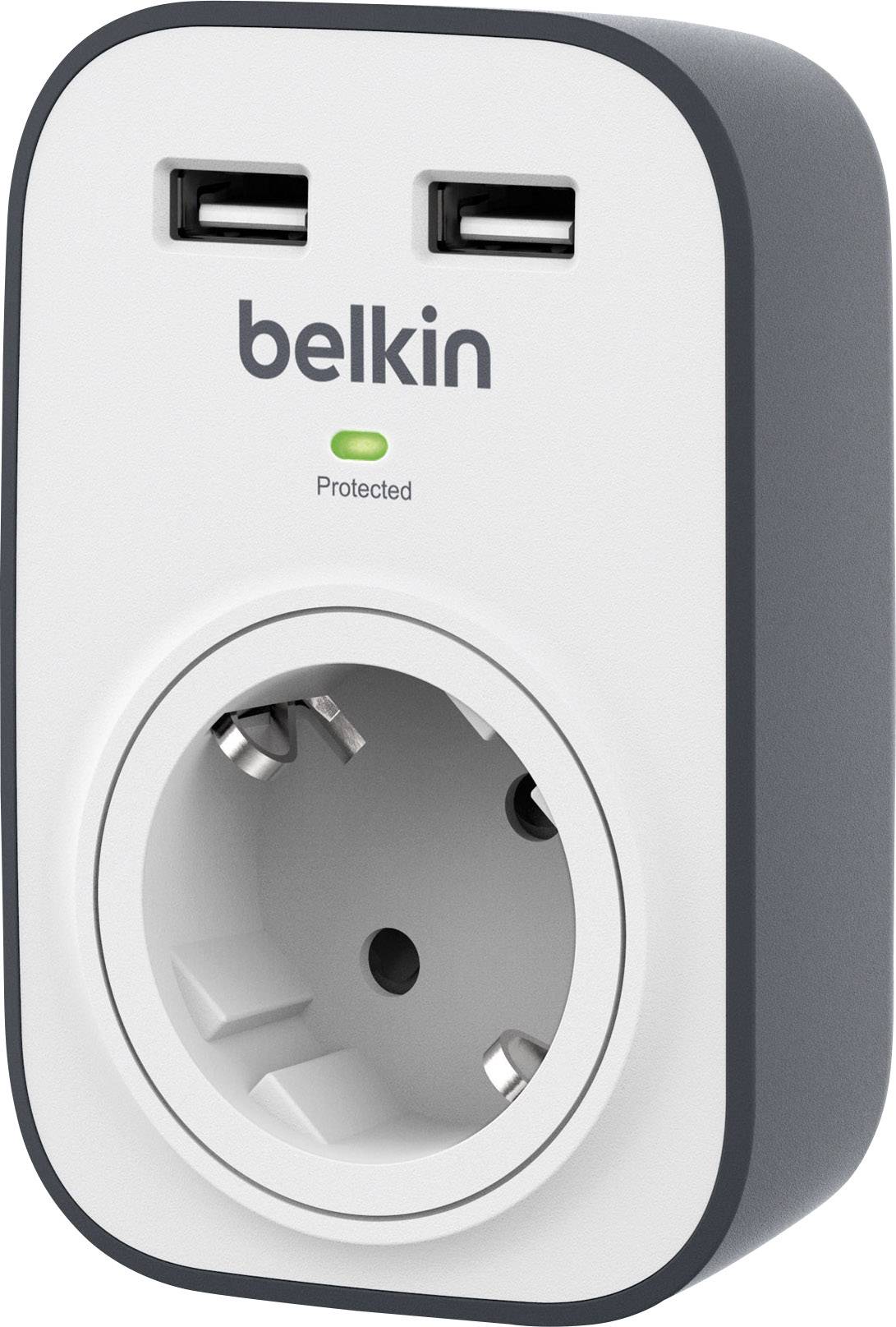 Gniazdo elektryczne z zabezpieczeniem przeciwprzepięciowym Belkin BSV103vf