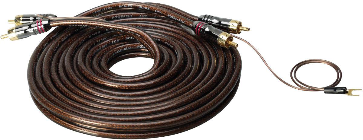 Кабель Sinuslive CX-50 RCA 5.00 м [2x чоловічий роз'єм RCA/тюльпан - 2x чоловічий роз'єм RCA/тюльпан]