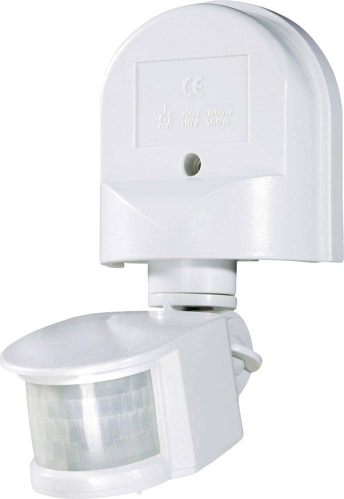 Датчик руху PIR Renkforce 1296294 180° IP44 білий