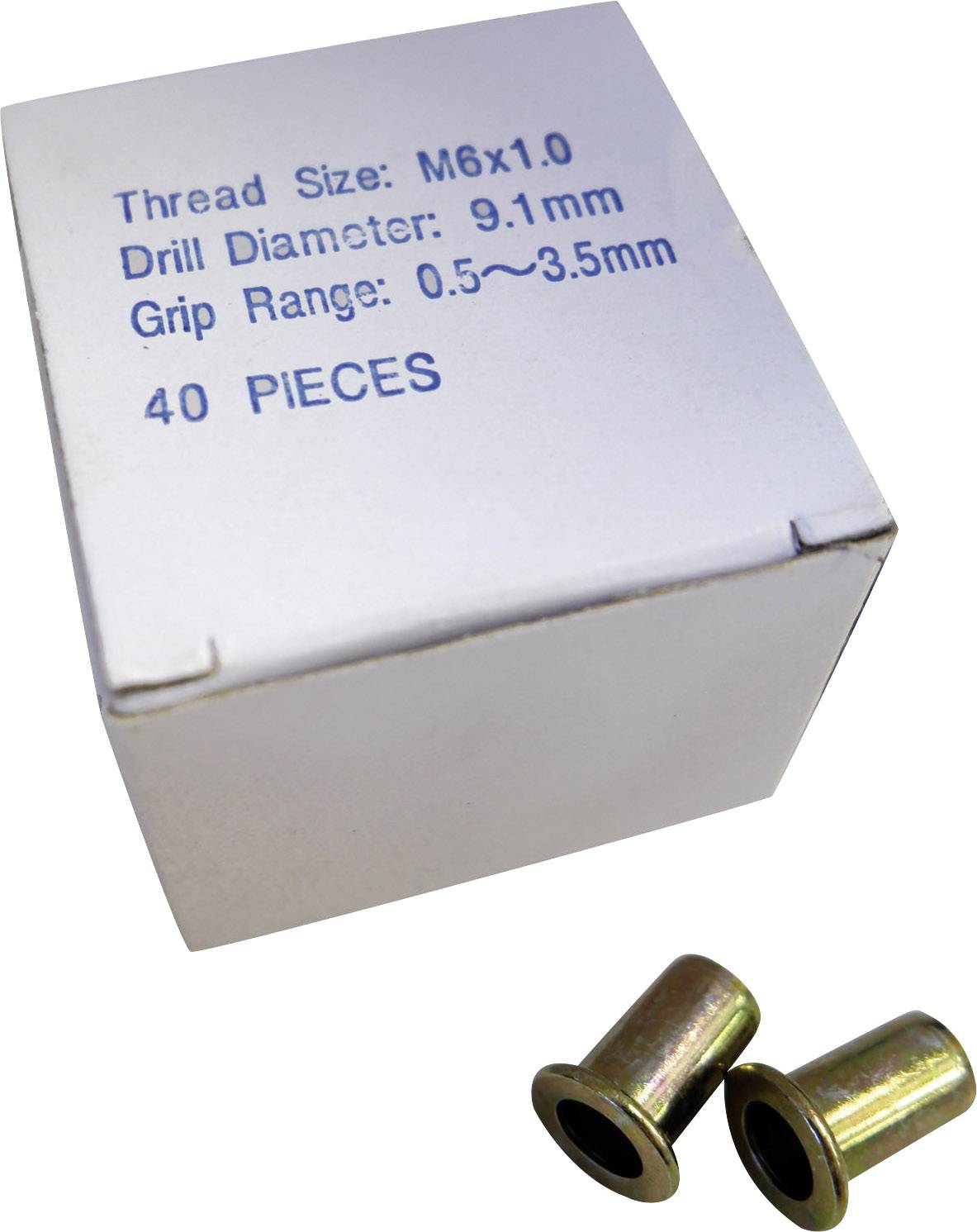 Заклепки-глухі заклепки Kunzer 800BNM6 M6 40 шт.