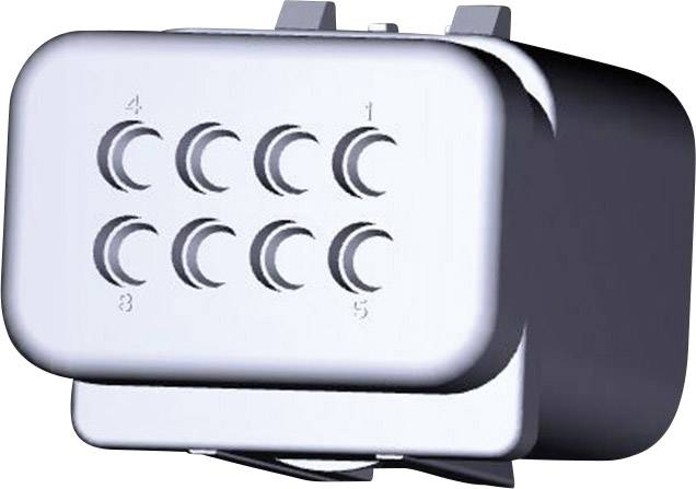 TE Connectivity 776538-1 Корпус штекерного роз'єму для кабелю AMPSEAL16, автомобільний, контакти: 8, 13 A, 1 шт.