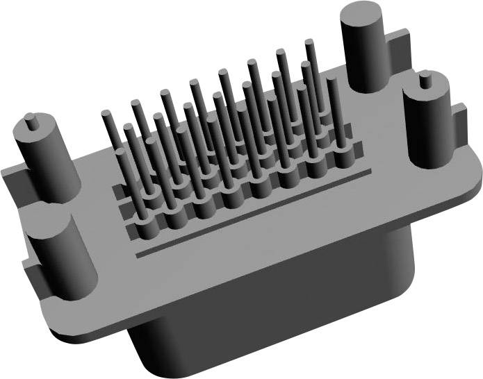 TE Connectivity 776200-1 Штирковий роз'єм, чоловічий, вбудований, прецизійний AMPSEAL, автомобільний, контакти: 23, 8 A, 1 шт.