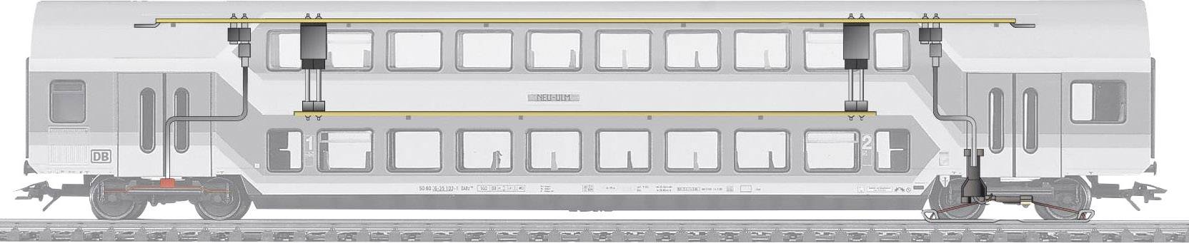 Märklin 73141 Освітлення салону для легкових автомобілів зі світлодіодами Підходить для: освітлення салону для легкових автомобілі