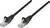 Dwa czarne kable sieciowe Ethernet z przezroczystymi wtykami, ułożone obok siebie. Nadają się do połączeń sieciowych.