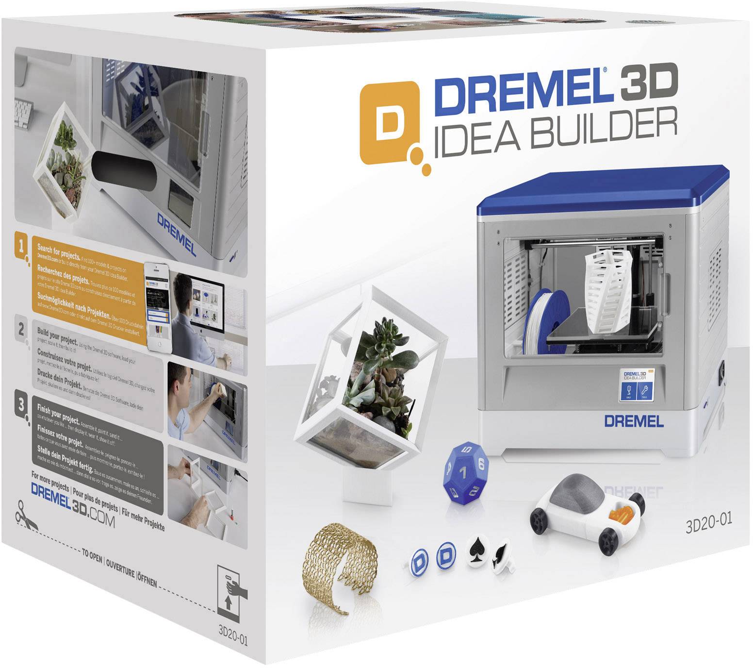 Drukarka 3D Dremel 3D Idea Builder 3D20 F0133D20JA Zam w W Conrad pl