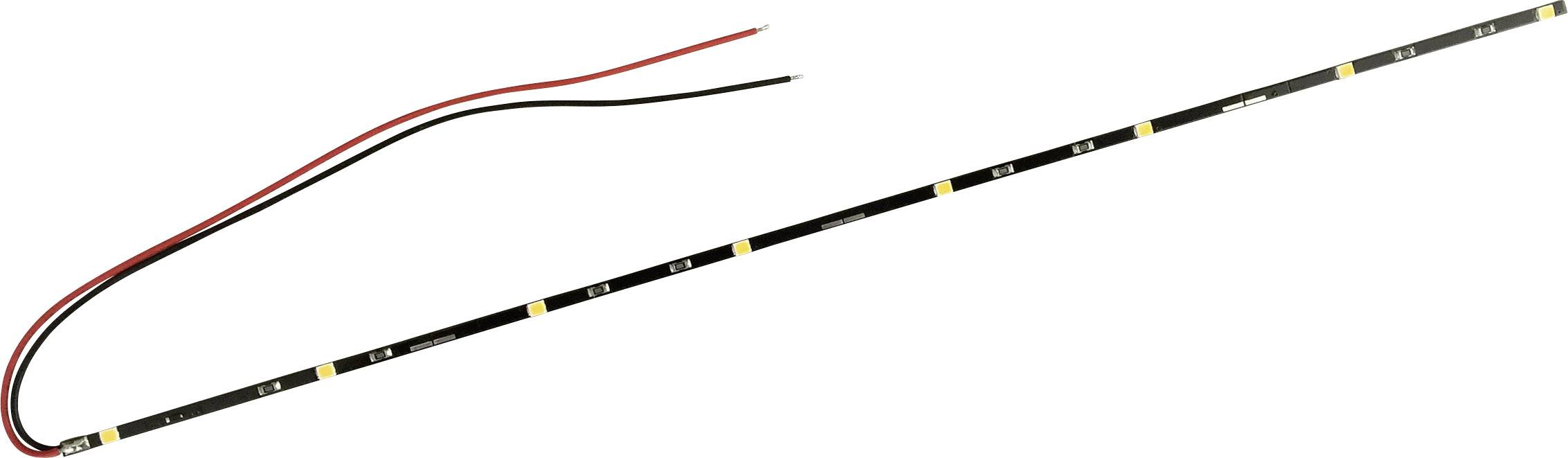 Світлодіодна стрічка Conrad Components 1343329 з відкритими кінцями дроту 12 В 330 мм біла 1 шт.