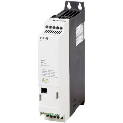 Falownik PowerXL™ DE1, 1,5 kW Eaton DE1-343D6FN-N20N Napięcie wyjściowe 400 V/AC Prąd twornika (maks.) 3.6 A częstotliwo