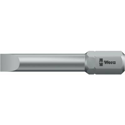 Metalowy element końcówki wkrętaka z zakończeniem w kształcie szczeliny oraz napisem 'Wera'.