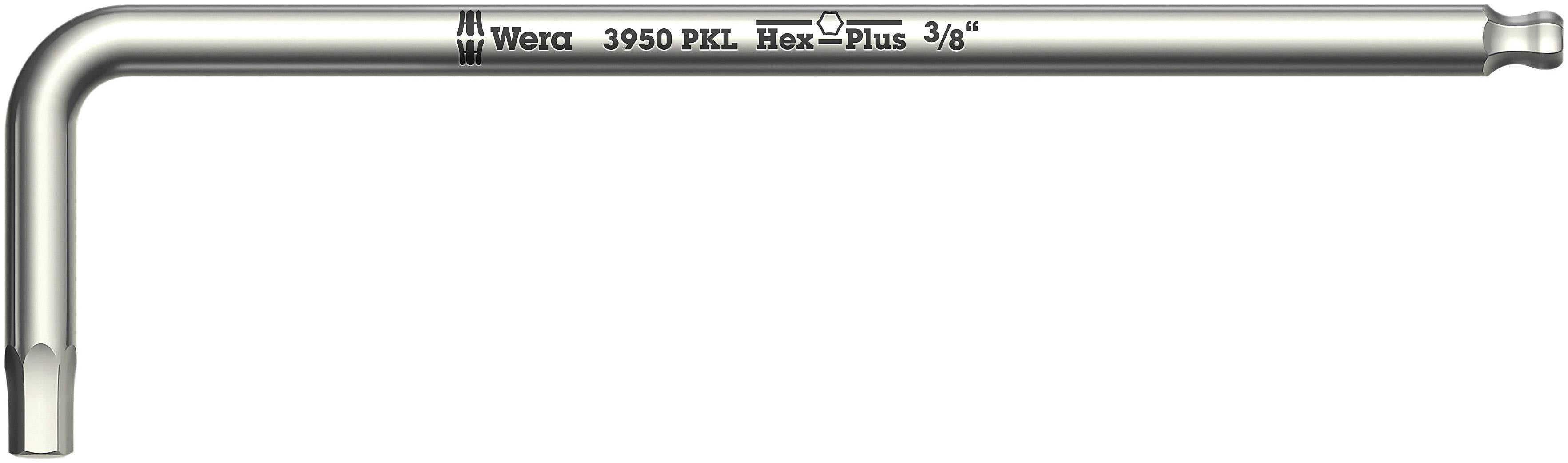 Внутрішній шестигранний ключ Wera 3950 PKL 1/4 дюйма